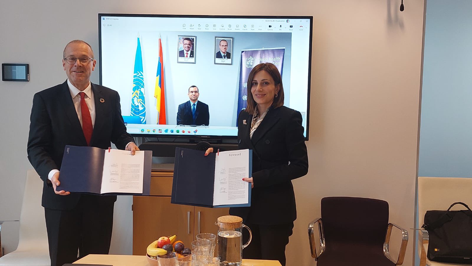 ՀՀ ԱՆ-ն և ԱՀԿ Եվրոպական տարածաշրջանային գրասենյակը ստորագրել են 2026–2030 թթ. համագործակցության հնգամյա ռազմավարությունը