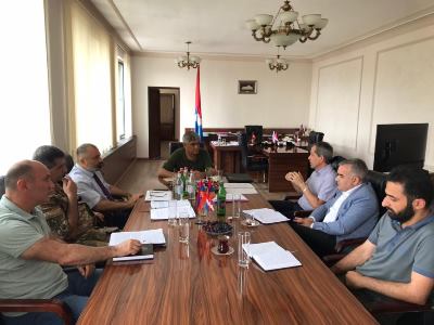 Վիտալի Բալասանյանը հանդիպել է ԿԽՄԿ ԼՂ առաքելության ղեկավար Բերտրան Լամոնի հետ