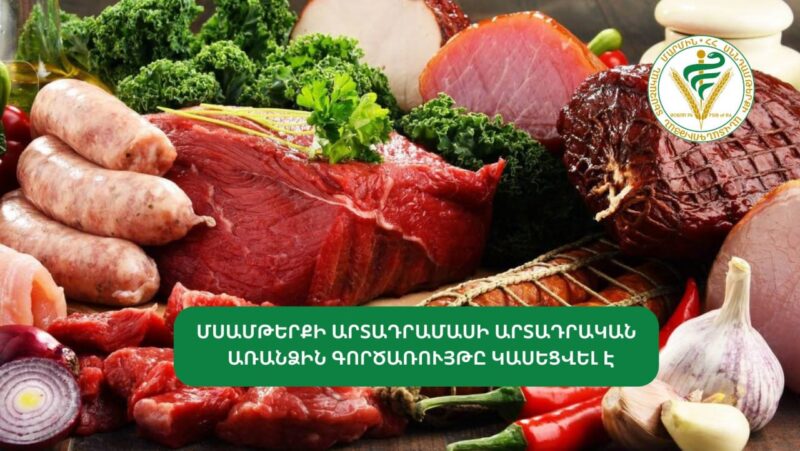 Կասեցվել է «Ազարիա» ընկերության «պելմեններ» և «տավարի քաբաբ» արտադրատեսակների արտադրությունը