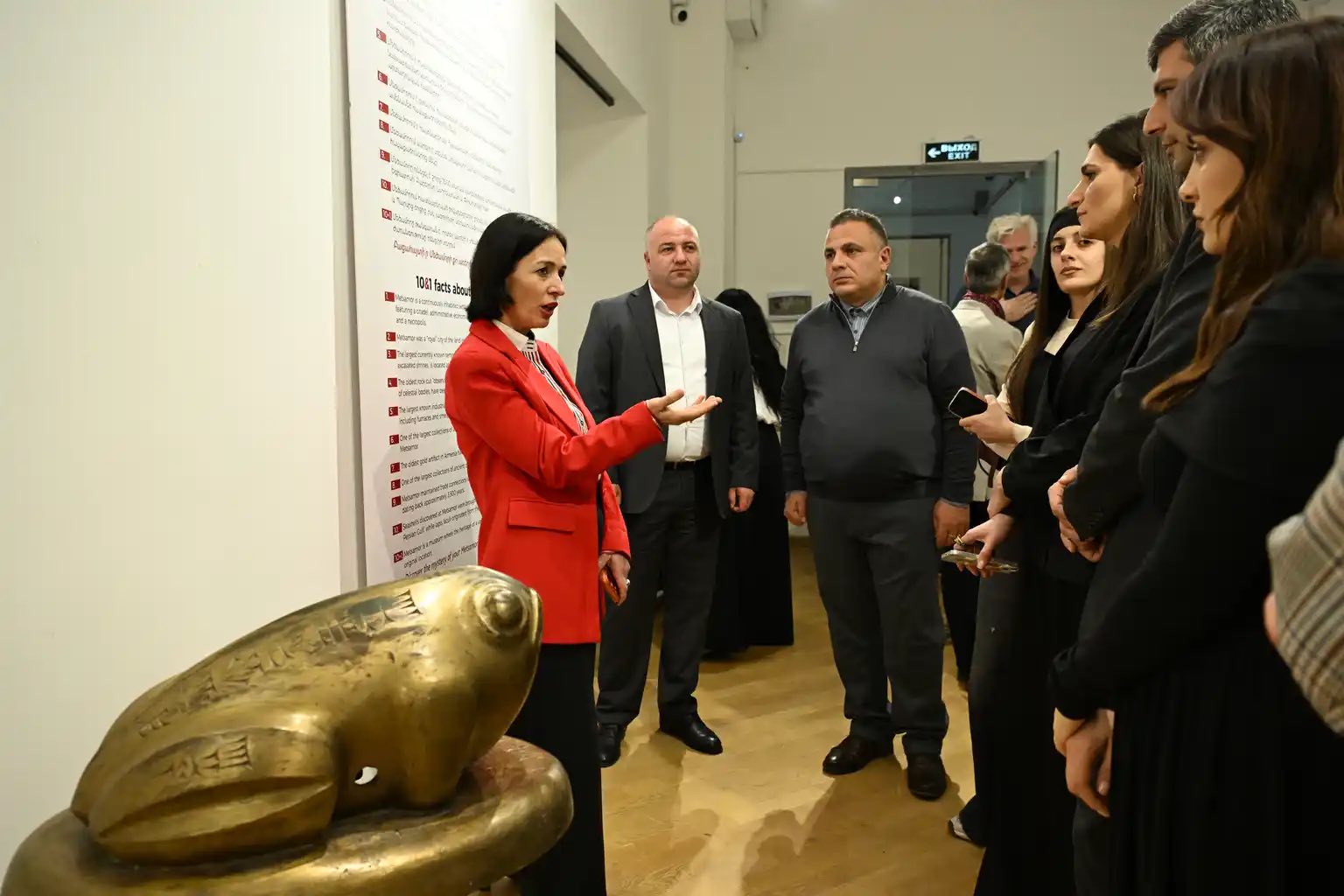 Անդրեասյանն ու Մանասյանը ներկա են եղել «Մեծամոր։ Ոսկի․ արվեստ և առեղծված» ժամանակավոր ցուցադրության բացմանը