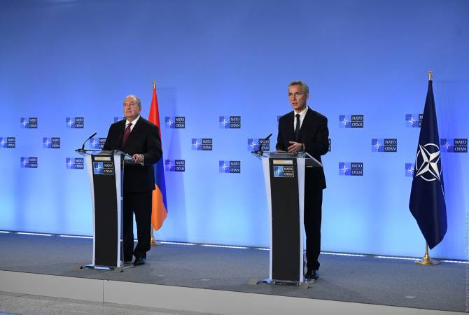 Նախագահ Արմեն Սարգսյանին Ամանորի և Սուրբ ծննդյան տոների առթիվ շնորհավորել է ՆԱՏՕ-ի գլխավոր քարտուղարը