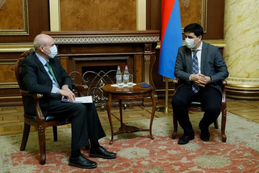 Представитель Армении в ЕСПЧ и посол Германии в РА обсудили вопросы возвращения армянских пленных, находящихся в Азербайджане
