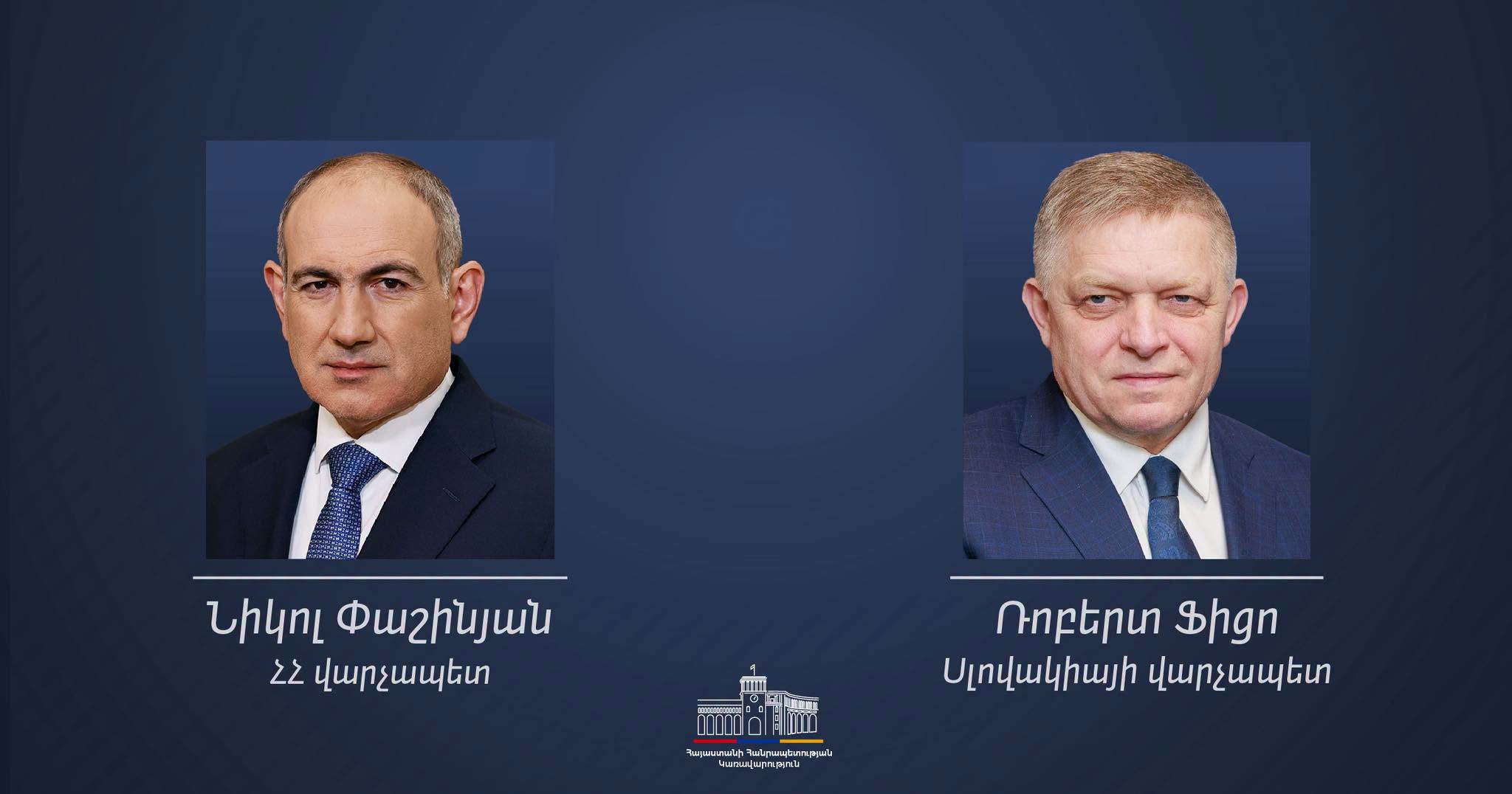 Համոզված եմ, որ Ձեր վերընտրությունը հնարավորություն կընձեռի Սլովակիա-Հայաստան երկկողմ հարաբերությունների հետագա զարգացման համար. Ֆիցոն՝ Փաշինյանին