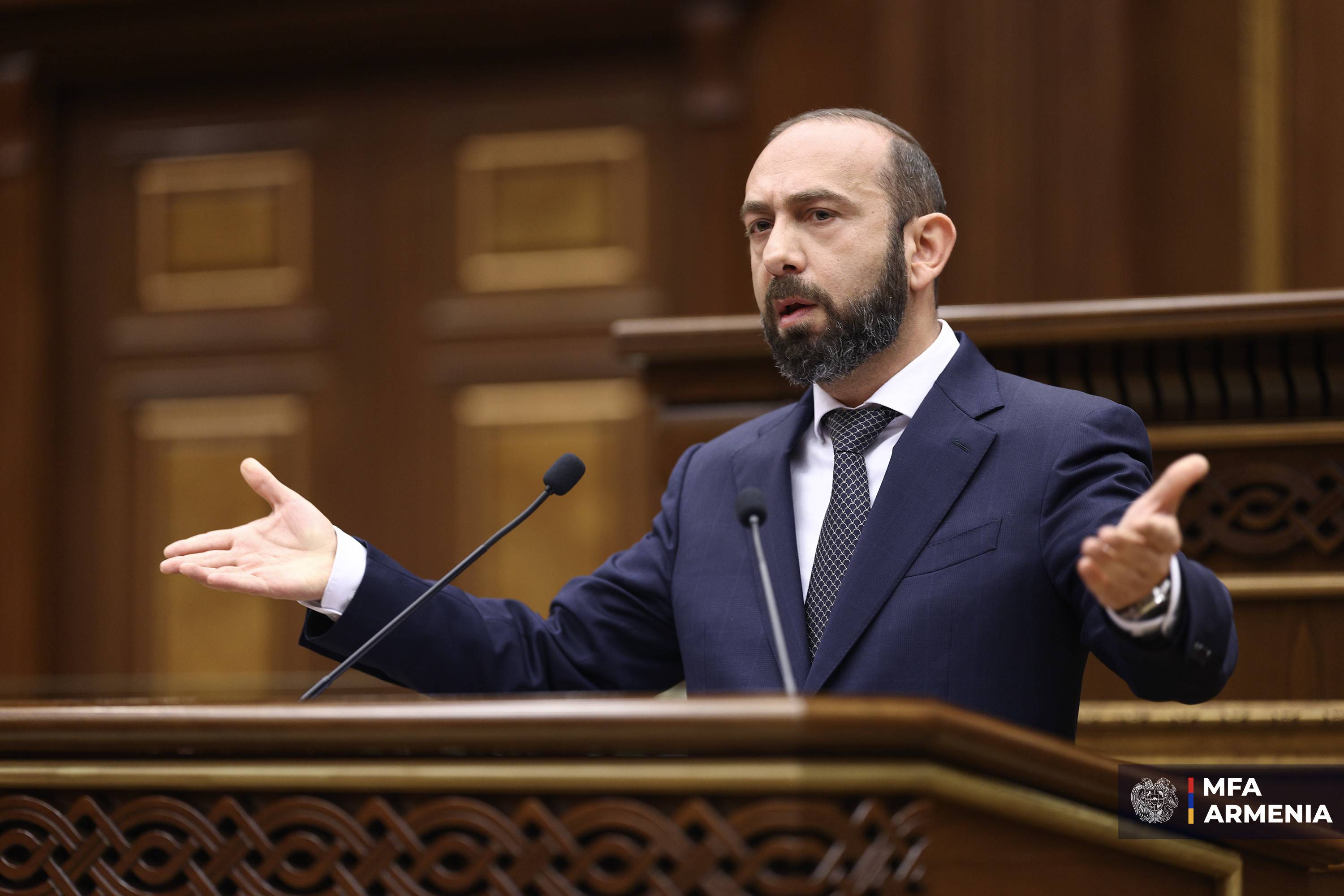Միրզոյանը ելույթով հանդես եկավ ԱԺ-ում «Դիվանագիտական ծառայության մասին» օրենքում և հարակից օրենքներում առաջարկվող փոփոխությունների վերաբերյալ