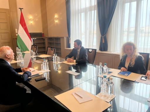 ՀՀ դեսպանը հանդիպել է Հունգարիայի արտաքին գործերի և առևտրի նախարարի առաջին տեղակալի հետ