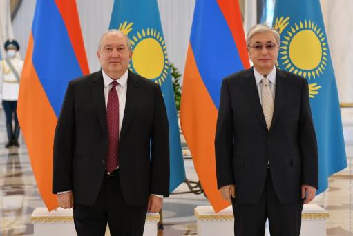 Արմեն Սարգսյանին ծննդյան օրվա առթիվ շնորհավորական ուղերձ է հղել Ղազախստանի նախագահը