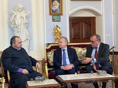 Մոսկվայի փոխքաղաքապետն այցելել է Երուսաղեմի հայոց պատրիարքարան