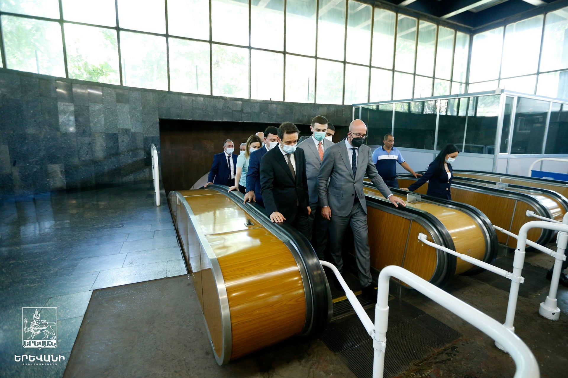 Հայկ Մարությանը և Շառլ Միշելը շրջայց են կատարել Երևանի մետրոպոլիտենում (լուսանկարներ)