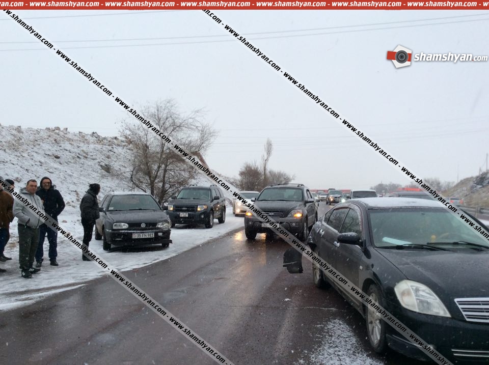 Շղթակյան վթար Կոտայքի մարզում․ իրար են բախվել 35 ավտոմեքենաներ․ կան տուժածներ (լուսանկարներ)