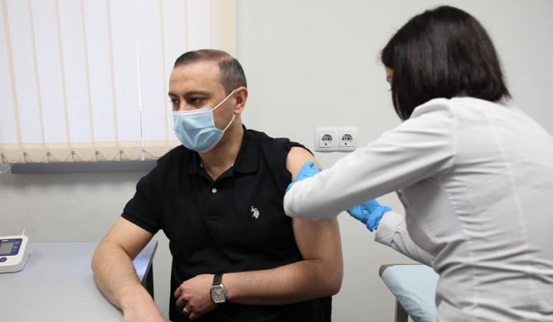 ԱԽ քարտուղար Արմեն Գրիգորյանը պատվաստվել է