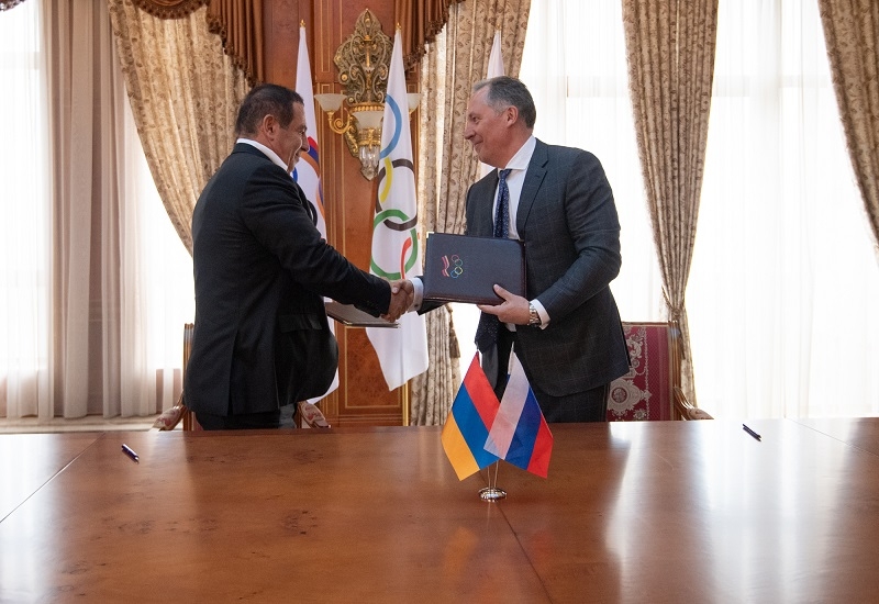 ՌԴ և ՀՀ օլիմպիական կոմիտեների նախագահները համագործակցության հուշագիր են ստորագրել