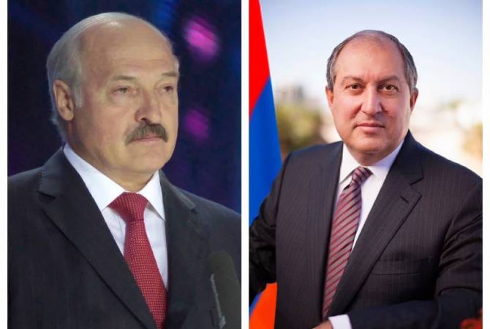 Արմեն Սարգսյանն ուղերձ է հղել Ալեքսանդր Լուկաշենկոյին
