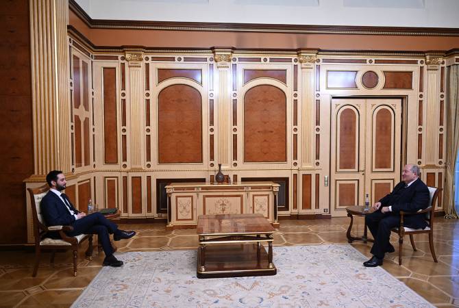 ՀՀ նախագահն ընդունել է ՌԴ ՖՆ Գիտահետազոտական ֆինանսական ինստիտուտի Մակրոտնտեսական հետազոտությունների կենտրոնի ղեկավար Սամվել Լազարյանին