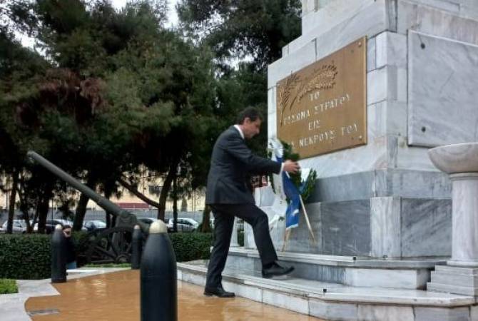 Հունաստանի խորհրդարանի ներկայացուցիչը Սալոնիկում մասնակցել է Հայոց ցեղասպանության 107-րդ տարելիցին նվիրված միջոցառմանը