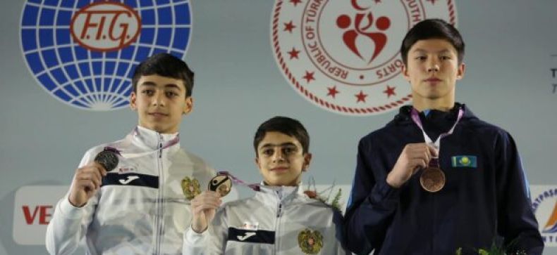 Երիտասարդ մարմնամարզիկները 2 ոսկե և 1 արծաթե մեդալ են նվաճել Թուրքիայում կայացած աշխարհի առաջնությունում