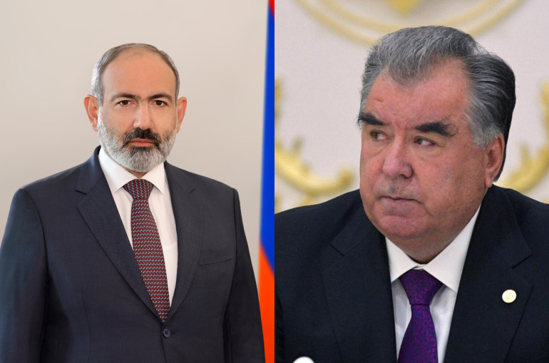 Փաշինյանը շնորհավորական ուղերձ է հղել Տաջիկստանի Հանրապետության նախագահ էմոմալի Ռահմոնին՝ Անկախության օրվա առթիվ
