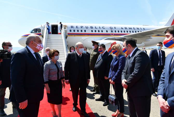 Армен Саркисян прибыл в Грузию с официальным визитом
