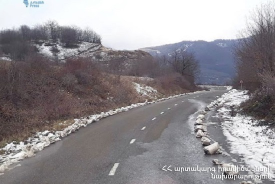 ՀՀ տարածքում ավտոճանապարհները հիմնականում անցանելի են․ Լարսը բաց է միայն բեռնատարների համար