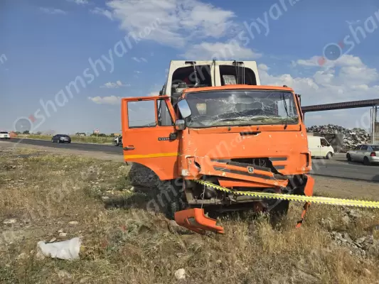 Վրաերթ-ավտովթար Արարատի մարզում․ աղբատար «Կամազ»-ը վրաերթի է ենթարկել հետիոտնին և բախվել թիվ 6 երթուղին սպասարկող ավտոբուսին