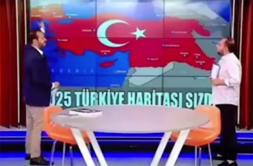 Թուրքական հեռուստատեսությունը ցուցադրել է իր երկրի՝ 2025 թվականի քարտեզը՝ Հայաստանը ներառյալ