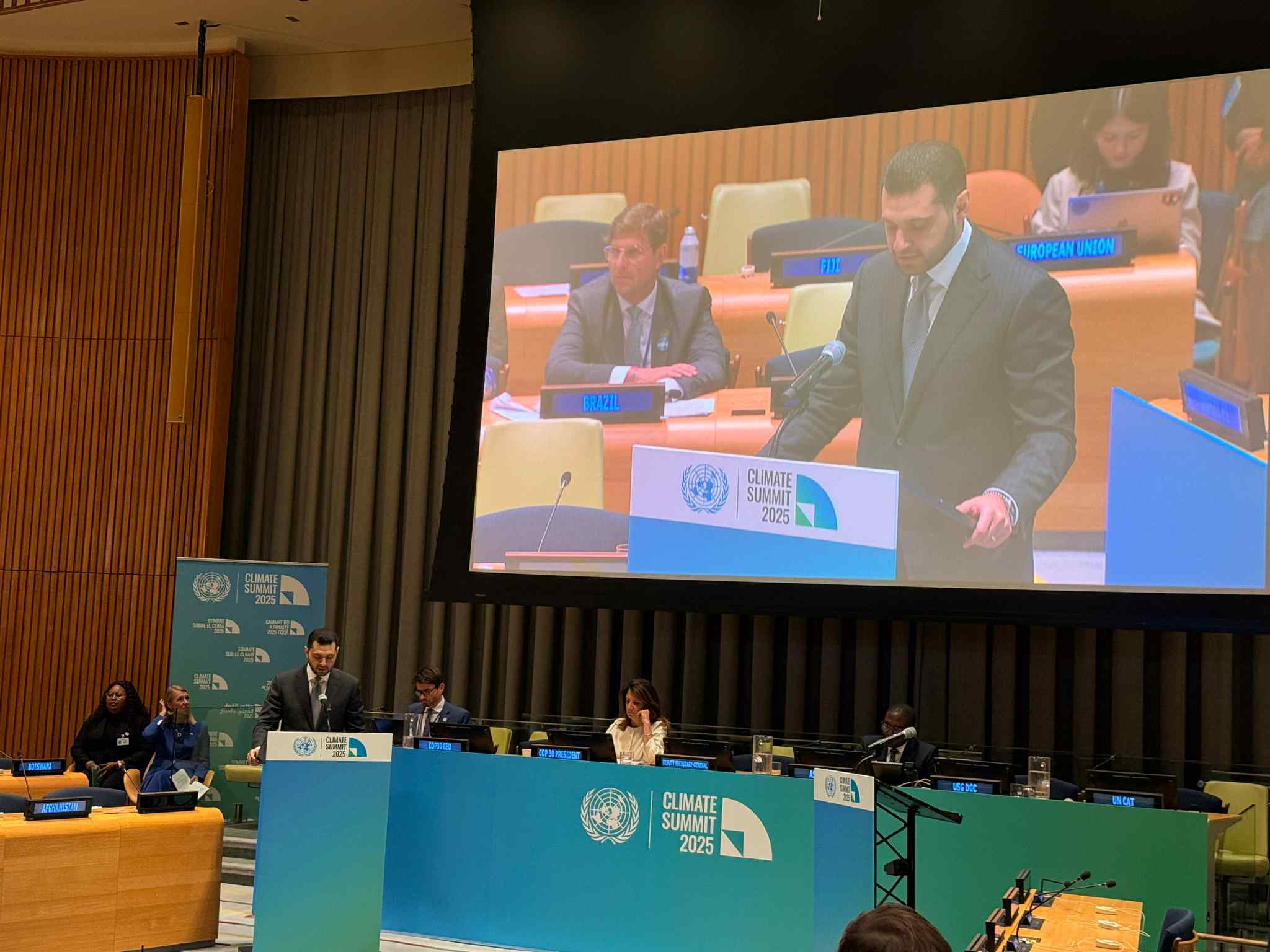 ՇՄ նախարարը ՄԱԿ-ի բարձր մակարդակի միջոցառմանը ներկայացրել է Հայաստանի կլիմայական օրակարգը