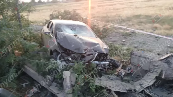 Ավտովթար Արմավիրի մարզում․ «Lexus»-ը կոտրել է բետոնե արգելապատնեշները և հայտնվել երթևեկելի գոտուց դուրս․ վարորդը եղել է ոչ սթափ