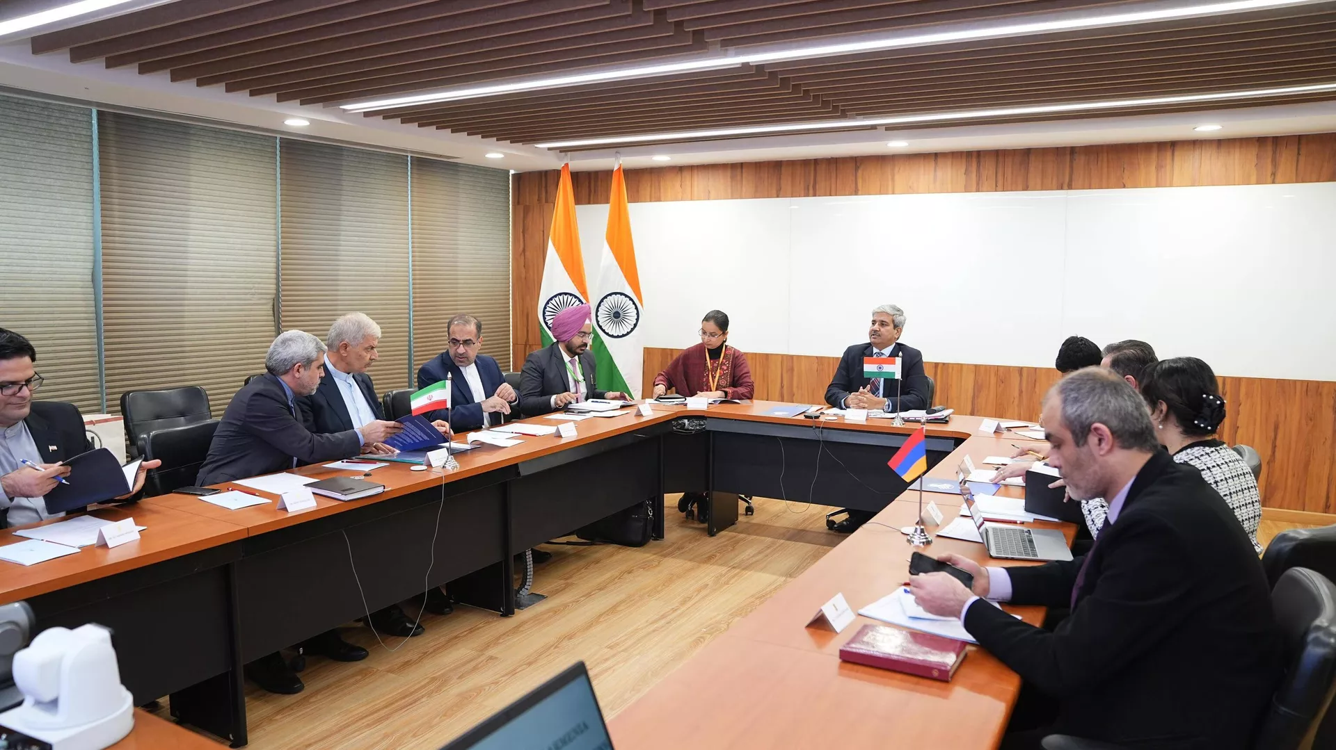 ՀՀ–ն, Հնդկաստանն ու Իրանը քննարկել են «Հյուսիս-հարավ» տրանսպորտային միջանցքի թեման