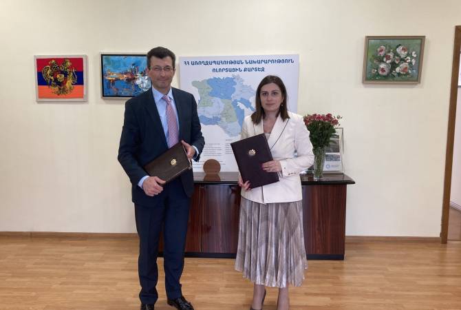 Առողջապահության նախարարության և ՀԵՆԱՐ բարեգործական հիմնադրամի միջև հուշագիր է ստորագրվել