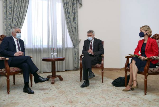 Մհեր Գրիգորյանն ընդունել է ՀԲ տարածաշրջանային տնօրենին և ՀԲ հայաստանյան գրասենյակի նորանշանակ ղեկավարին, անդրադարձել է եղել նաև համատեղ ծրագրերին