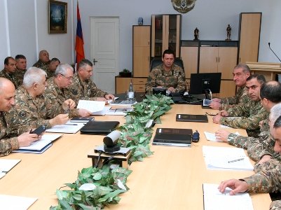 Արցախի ՊԲ-ում անցկացվել է ռազմական խորհրդի հեռավար նիստ