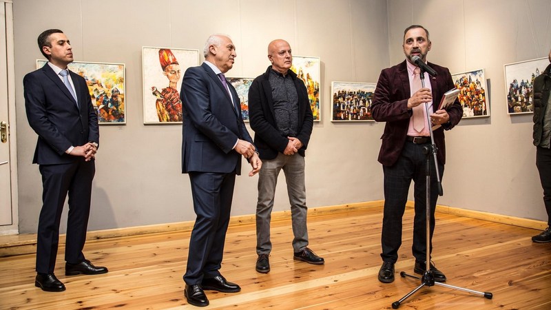 Թբիլիսիում բացվել է վիրահայ գեղանկարիչ Սարուխանովի անհատական ցուցահանդեսը