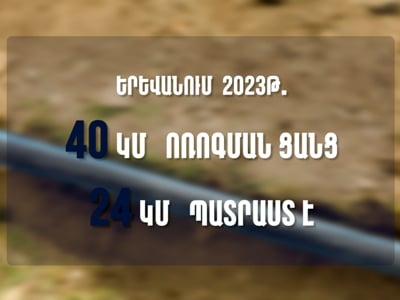 Երևանում 40 կմ ոռոգման համակարգ կանցկացվի. քաղաքապետարան