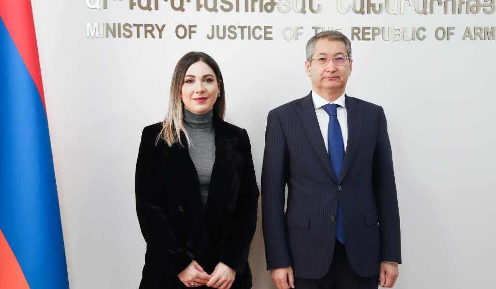Սրբուհի Գալյանն ու Ղազախստանի դեսպանը քննարկել են վեճերի այլընտրանքային լուծման մեխանիզմների կատարելագործման հարցը