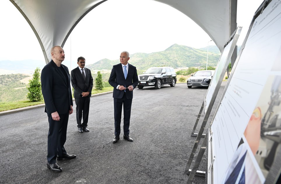 Ալիևը օկուպացված Քաշաթաղում մասնակցել է կարի ֆաբրիկայի և կոշիկի գործարանի մասնաճյուղի բացմանը