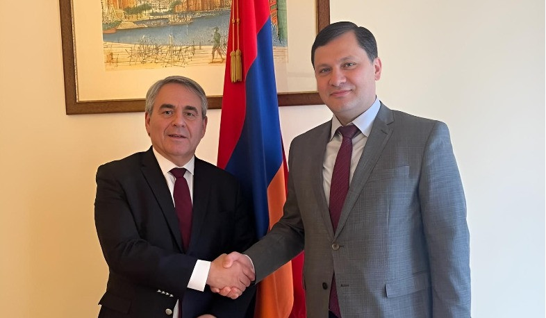 Դեսպան Խաչատրյանն ու Օ-դը-Ֆրանս ռեգիոնի խորհրդի նախագահը քննարկել են տարածաշրջանում վերջին զարգացումները