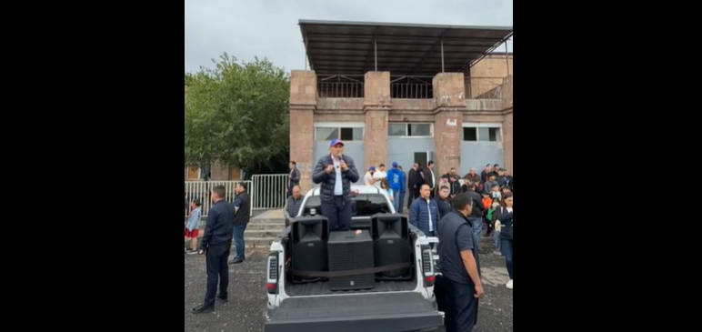 Փաշինյանը քարոզարշավ է իրականացնում Դալարիկ բնակավայրում՝ ուղիղ
