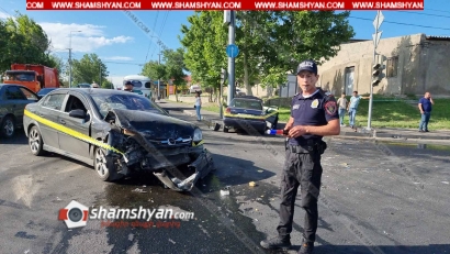Երևանում բախվել են Mercedes-ն ու Opel-ը. կան վիրավորներ