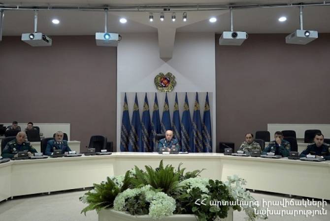 Փրկարար ծառայության տնօրենը հանձնարարել է կորոնավիրուսի վերաբերյալ հուշաթերթերը տարածել փրկարարական ջոկատներում