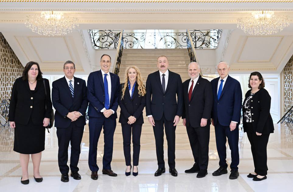 Ալիևն Ամերիկյան հրեական կազմակերպությունների պատվիրակության հետ քննարկել է TRIPP-ը