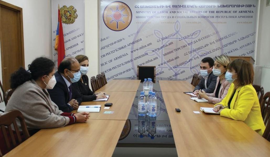 Փոխնախարարն ընդունել է ԱՀԿ ներկայացուցչին