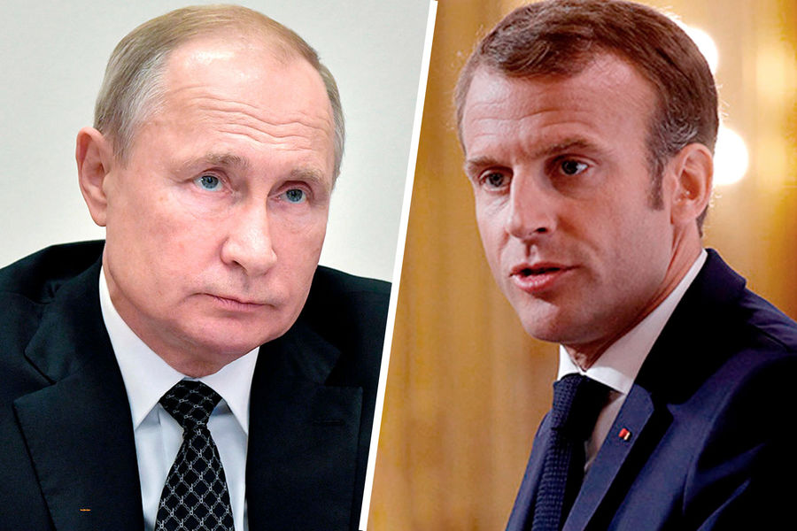 Путин в очередном телефонном разговоре с коллегой из Франции Эмманюэлем Макроном обсудил тему Украины