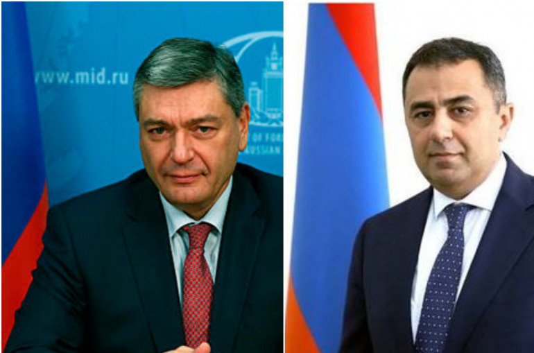 Cостоялась встреча заместителя Министра иностранных дел Российской Федерации с заместителем Министра иностранных дел Армении 