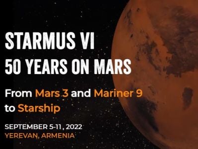Գիտակրթական և մշակութային խաչմերուկում. ՀՀ-ում կանցկացվի «STARMUS FESTIVAL VI. 50 տարի Մարսի վրա» փառատոնը