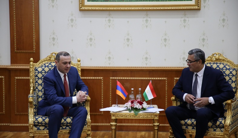 ՀՀ ԱԽ քարտուղարը Տաջիկստանի իր պաշտոնակցին է ներկայացրել իրավիճակը հայ-ադրբեջանական սահմանին