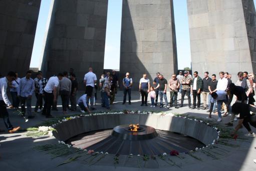 Հայ-ամերիկյան զորավարժության մասնակիցներն այցելել են Հայոց ցեղասպանության հուշահամալիր