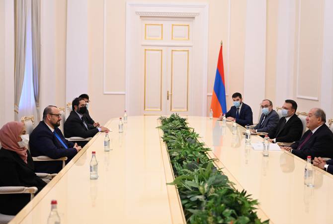 ՀՀ նախագահն ընդունել է «Մասդար» ընկերության պատվիրակությանը